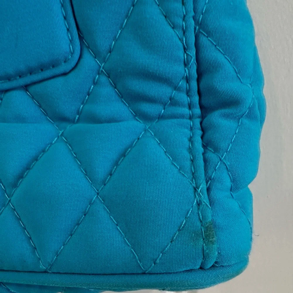 Vera Bradley Turquoise Blue Purse - Picture 9 of 10
